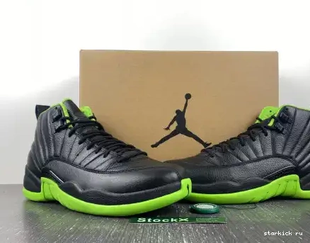 GREEN 12 AJ12 FLIGHT DOF Jordan BLACK 0516